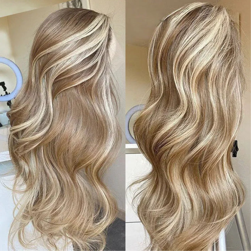 Blonde Balayage Ombré Lace Frontal Wig store 30” ALL AROUND LACE 13x4 Multipart 420