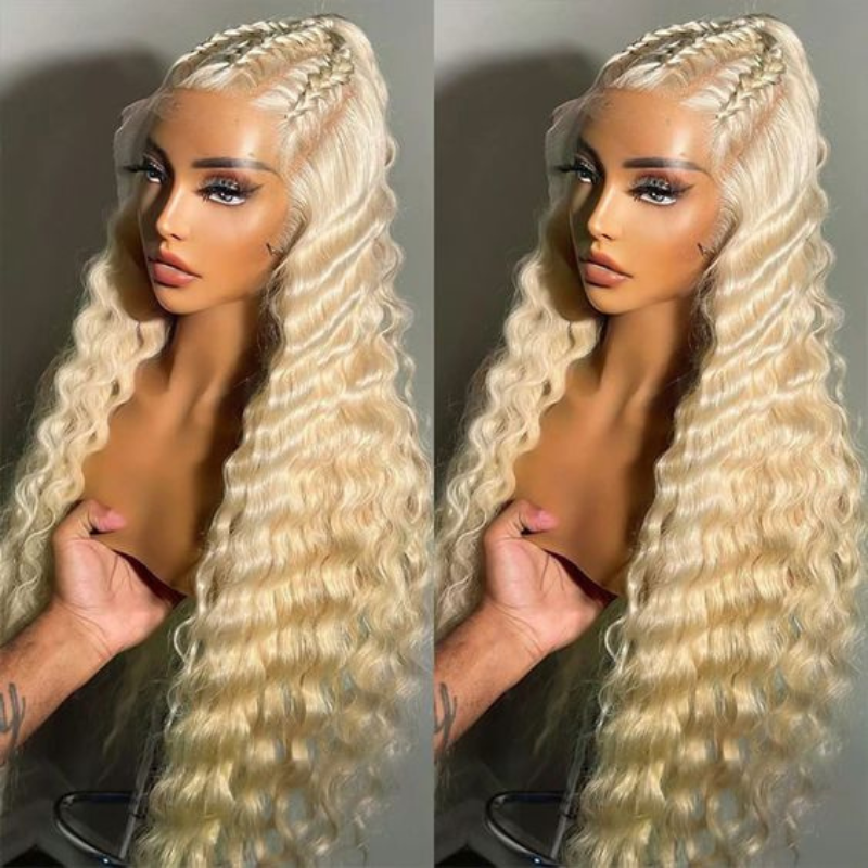 613 Blonde 13 * 4 13 * 6 HD Lace Front Straight Body Wave Deep Wave Virgin Human Hair Wigs