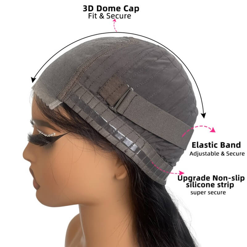 ALIGLOSSY Pre Cut Wear Go Glueless 99J 4x4 5x5 Body Wave Closure Wig HD Transparent Human Hair Wigs Beginner Friendly